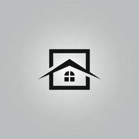 huis en huis logo's sjabloon gratis vector