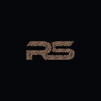 letter rs logo gratis vector bestand