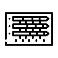 body mass index lijn pictogram vectorillustratie vector