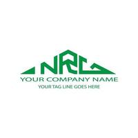 nrg letter logo creatief ontwerp met vectorafbeelding vector