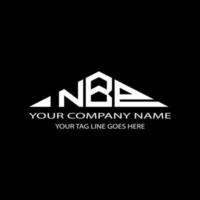 nbp letter logo creatief ontwerp met vectorafbeelding vector