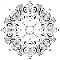 mandala kleurplaten vector