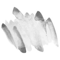abstract geïsoleerde grijswaarden vector aquarel vlek. grunge-element voor papieren ontwerp