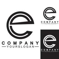 letter e logo pictogram ontwerpsjabloon vector