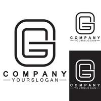 letter g logo pictogram ontwerpsjabloon vector