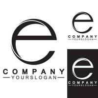 letter e logo pictogram ontwerpsjabloon vector