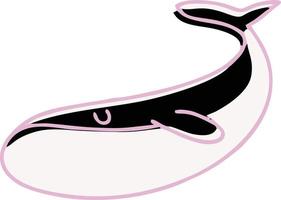 walvis vector kunst