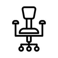 illustratie vectorafbeelding van bureaustoel icon vector