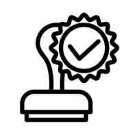 illustratie vectorafbeelding van stempel icon vector