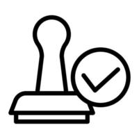 illustratie vectorafbeelding van stempel icon vector