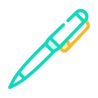 pen school briefpapier kleur pictogram vectorillustratie vector