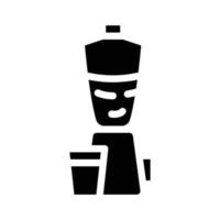 blender keukenapparatuur glyph pictogram vectorillustratie vector