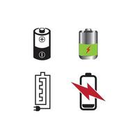 batterij pictogram ontwerp vector