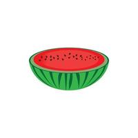 watermeloen pictogram vector illustratie ontwerp