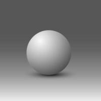 3D-cirkel bal. vector illustratie