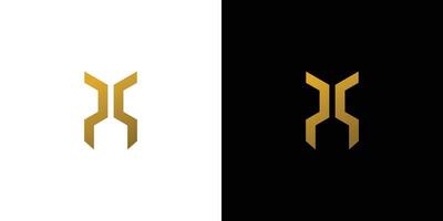 modern en uniek pp letter initialen logo ontwerp 1 vector