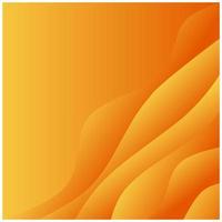 abstracte futuristische grafische moderne vierkanten achtergrond. gele en oranje gradiëntachtergrond met strepen. abstracte golftextuur, heldere poster, gradiëntbanner vectorillustratie als achtergrond. vector