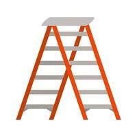 ladder plat veelkleurig pictogram vector