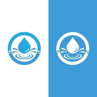 waterdruppel logo vectorillustratie vector