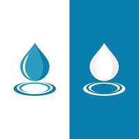 waterdruppel logo vectorillustratie vector