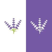 verse lavendel bloem logo vector