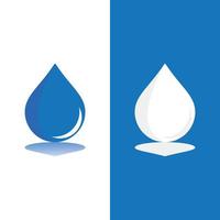 waterdruppel logo vectorillustratie vector