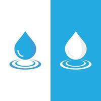 waterdruppel logo vectorillustratie vector