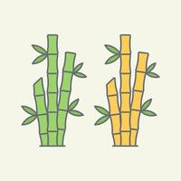 bamboe vectorillustratie vector