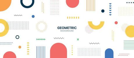 kleurrijke geometrische achtergrond. moderne abstracte achtergrond met geometrische vormen en lijnen. eps10 vector