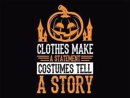 halloween t-shirt ontwerpbestand vector