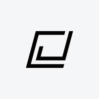 jc modern logo-ontwerp met witte en zwarte kleur die kan worden gebruikt voor bedrijfslogo-sjabloon vector