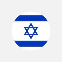 land Israël. israëlische vlag. vectorillustratie. vector
