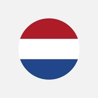 land nederland. nederlandse vlag. vectorillustratie. vector