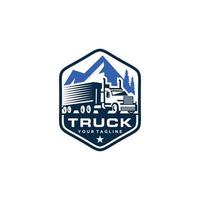 vrachtwagen logo vector sjabloon