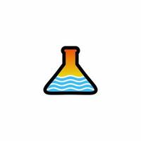 science labs logo vector sjabloon