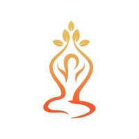 yoga logo vector sjabloon