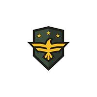 militaire logo's badges leger symbolen voorraad vector