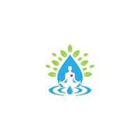 yoga logo vector sjabloon