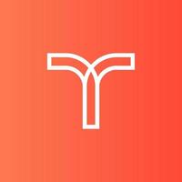 letter t logo pictogram sjabloon ontwerpelementen. vector illustratie