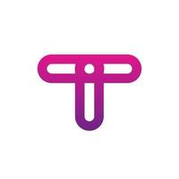 letter t logo pictogram sjabloon ontwerpelementen. vector illustratie