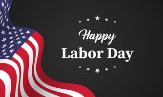 gelukkige dag van de arbeid. vlag van de Verenigde Staten. Amerikaanse feestdag. vector illustratie