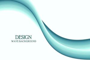 abstracte blauwe golf achtergrond ontwerpsjabloon voor flyer, website en banner vector
