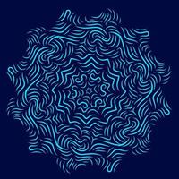 luxe blauw design met donkere achtergrond. abstracte vectorillustratie. vector