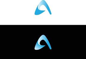 een brief logo sjabloon vector pictogram illustratie ontwerp.