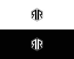 rr brief logo en pictogram vector element ontwerp