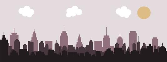 moderne stad skyline vectorillustratie vector