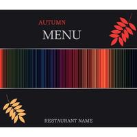 restaurant menu sjabloon vectorillustratie vector