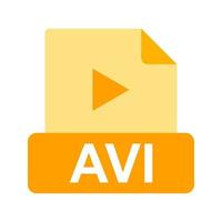 avi plat veelkleurig pictogram vector