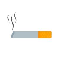 sigaret plat veelkleurig pictogram vector