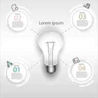 infographic cirkelvorm furturistisch en idee gegevens vector sjabloon proces concept stap voor strategie en informatie onderwijs